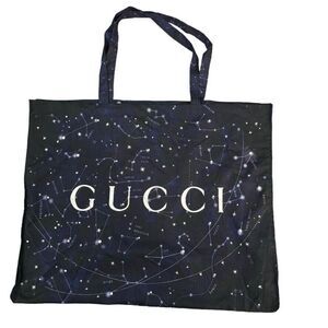 New Gucci reusable Shopping Bag Astrology Stars Constellation  CLOTH HUGE TOTE